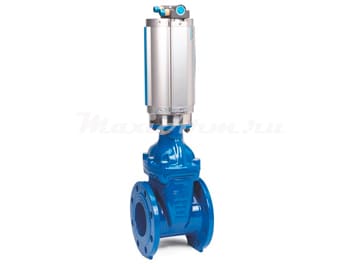 Задвижка AVK с пневмоприводом FESTO, по DIN F4, DN 65-300. Серия: 715/30
