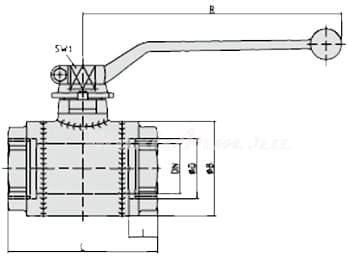 Шаровые краны резьбовые Полный проход BBF/KSG-V-HS DN 10-50