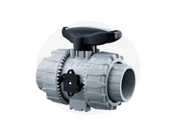 Foto VKDDC - Dual Block® Ball Valve with metric series plain male ends for solvent welding