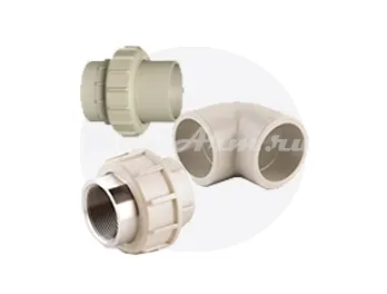 фитинги PPH/ПП PP-H fip 