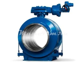 ТМ 700-11-3 Шаровой крана для теплоэнергетики РОНЕКС полнопроходной с редуктором Ду700 Ру40