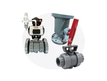 Шаровые краны ХПВХ(CPVC, PVC-C)поливинилхлорид corzan